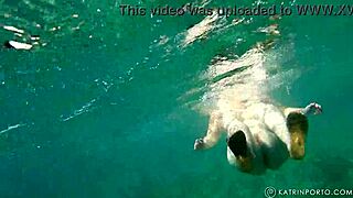 Chubby BBW Big Ass and Hairy Bush Nude on Beach