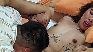 husband triggers epic squirt explosion from latina wife