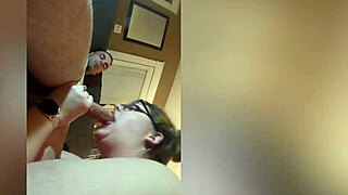 Roxy Faith Swallows Ian's 8in Monster Cock for Facial Cumshot