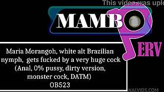 Maria Morangoh's tight alt ass wrecked by monster cock anal dirty style!