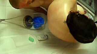 bbw wife shower sex bend over cumshot?