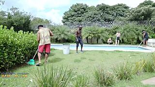 curvy housewife vitoria beatriz demands maintenance man's big cock dap no pussy