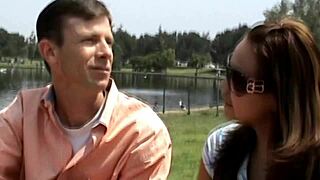 whoa check out this amateur with massive jiggling boobs on display