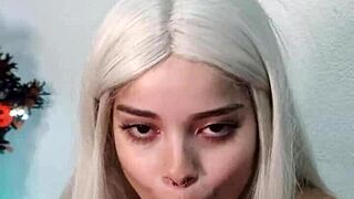 Wellington Loses Control in Witch's Intense Blowjob Cums Mouth