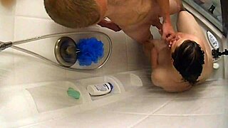 bbw wife shower sex bend over cumshot?