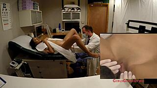 yasmine wood's tampa university physical with closeup ass fingering