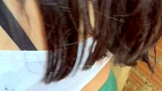 chibola colegiala skips school for novio's hard fuck ay amor no me grabes!