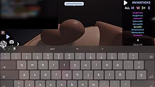 rich gringa gets fucked hard in wild roblox sex game action