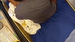 i fill this ebony black mama's pussy with creampie for breeding fun again