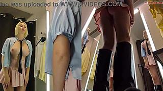 Fitting Room Upskirt Juicy Pussy