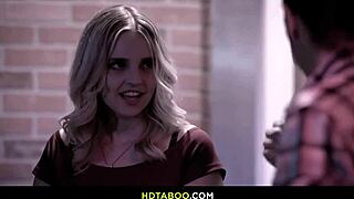 Codi Vore confronts soldier Kyle in cafe for big tits blowjob and doggystyle fuck