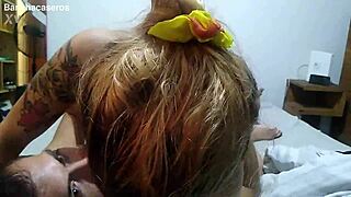 Cute mesh lingerie teen stepdaughter gets milk-soaked big ass creampied by stepdad doggystyle