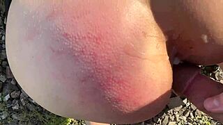 submissive wife bent over public subway gets ass spanked red then fisted roughly till she screams