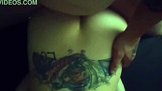 brunette roommate face down ass up for deep pov pounding