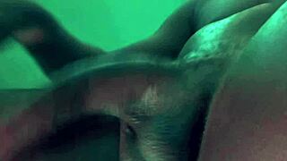 Sneak Peek Horny African BBC Breeder Strokes Till Bust