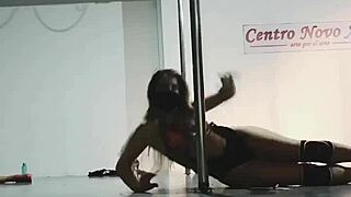 Argentinian Doctora's Teasing Ass Dance on the Pole