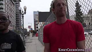 Teen Cuckold Watches Wife's Interracial Monster Cock Facial Blowjob