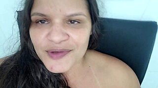 Latina BBW Rushes Home to Masturbate After Seeing Sweaty Neighborhood Vendor