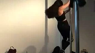 sexy doctor strips and dances on pole in hospital for patient