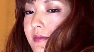 asian babe auditions bending over for cowgirl creampie and tight pussy ride