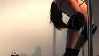 sexy doctor strips and dances on pole in hospital for patient