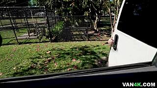 Tony Rubino and Kourtney Kai Share Emotional Wild Bus Fuck Passion