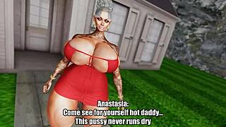 hot milf with big ass gets fucked hard during intense sex game challenge