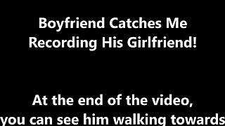 BUSTED! BF Catches Me Secretly Recording His Chubby GF Flashing Tits