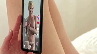 Blonde Teen Discovers Redhead Stepmom's Secret Lesbian Cam Girl Life and Joins In