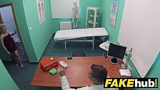 Horny doctor, wanna fuck this shaved teen pussy on hidden cam?