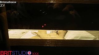 Curvy neighbor girl flashes huge tits and fingers to orgasm