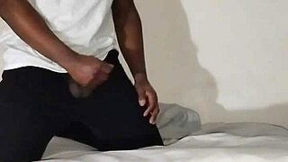 jeans wrestling tease turns into clothed jerk off instruction frenzy