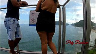 WORK BUDDY'S PANTS BULGE TOO TEMPTING FOR ALEX LIMA TO IGNORE OUTDOOR!