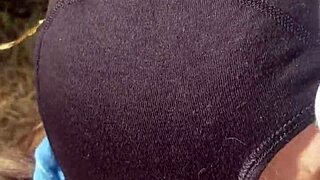 imagine this french housewife slave chained humiliated in garage then outdoor doggystyle