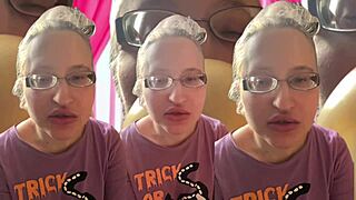 Chew this asmr bubble gum fetish with glasses on 😍🔥