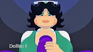 Massive nurse fuck doll checks patient with huge ass action