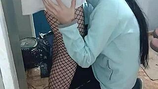 Student Girl And Nurse Cum-Swapping Orgasms In Secret Hospital Office!