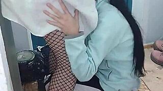 Student Girl And Nurse Cum-Swapping Orgasms In Secret Hospital Office!