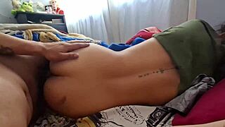 POV Wake Up Big Ass Stepsister for Creampie While Parents Away in Bedroom!