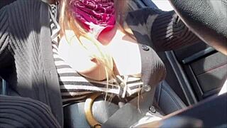 wanna see artemisia love's huge nipples tits flashing smoking driving miami?