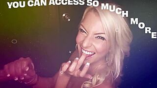 Gorgeous Brunette Slurps Gloryhole Cocks in Deepthroat Frenzy