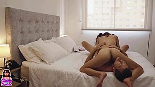 Petite latina andy stone rides masseuse cock for happy ending