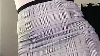 Sexy Fat Ass Dancing In Fishnets Close Up
