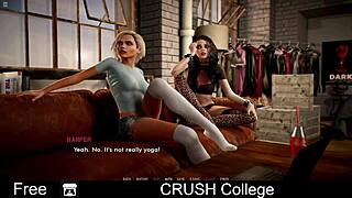 College Crush Group Sex with Oral Vagina Play in Dorm Room Encounter