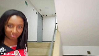 Neighbor's Rough Ebony Asshole Takes Toys and Moans for Black Cock