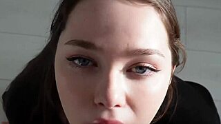 teasing my roommate with robot hints until she bends over for doggystyle creampie