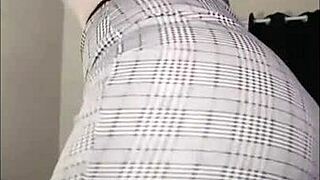 Sexy Fat Ass Dancing In Fishnets Close Up