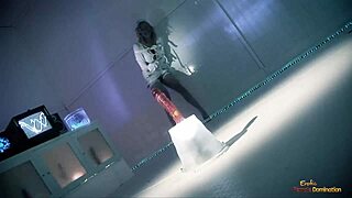 Blonde Hottie Watches Crazy Milf in Stockings Ride Doctor's Cock Cowgirl Before Facial Cumshot