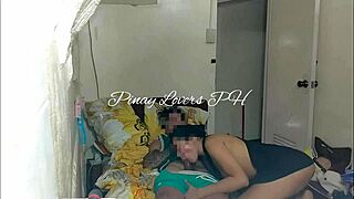 cute petite asian stepsister rides cock cowgirl creampie surprise homemade accident