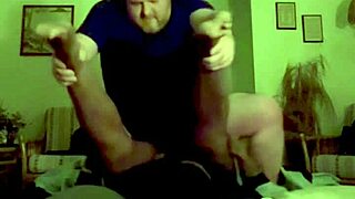 ebony amateur bends over for coworker pounding doggystyle ride